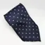 Equetech Showing Tie Polka Dot Adult Navy/White